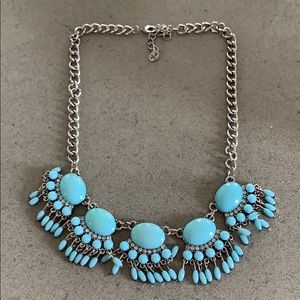 Necklace (Silver/turquoise)